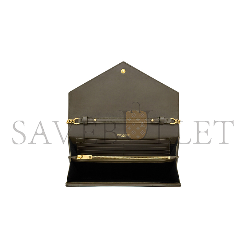 YSL CASSANDRE CHAIN WALLET IN LAMBSKIN 377828AAA443212 (22.5*14*4cm) YSL CASSANDRE CHAIN WALLET IN LAMBSKIN 377828AAA443212 (22.5*14*4cm)